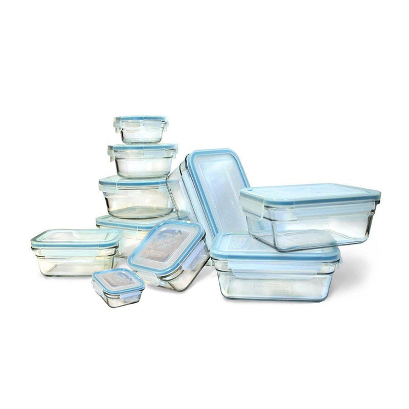 Glasslock Microwave and Oven Safe 10 Container Food Storage Set & Reviews Wayfair